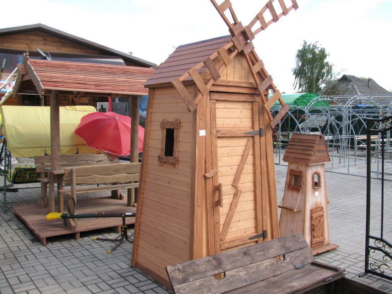 Дачные деревянные туалеты - недорого и практично!