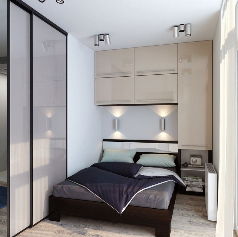 Дизайн спальни с обоями (66 фото)