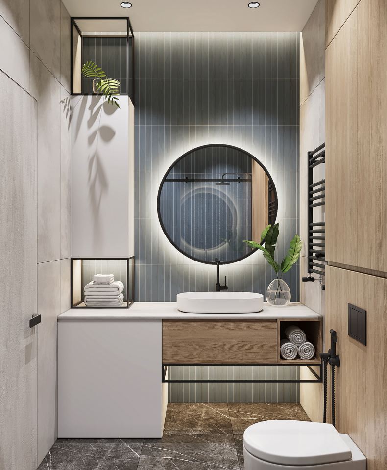 Дизайн маленькой ванной комнаты с туалетом: фото интерьеров | hb-crm.ru