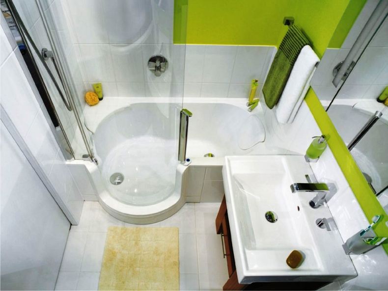 Интерьер ванной комнаты: 23302 фото и идей оформления