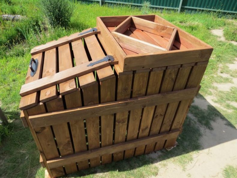 Изготовление компостного ящика своими руками: как сделать из дерева и шифера (с фото)