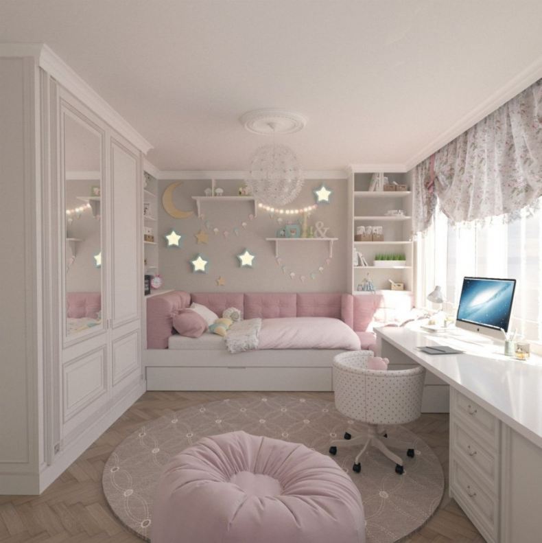 Дизайн комнаты для девочки-подростка: идеи, фото интерьеров и советы