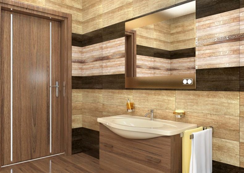 Модная плитка для ванной комнаты 2024 – современные тренды в дизайне интерьеров (идеи, фото)