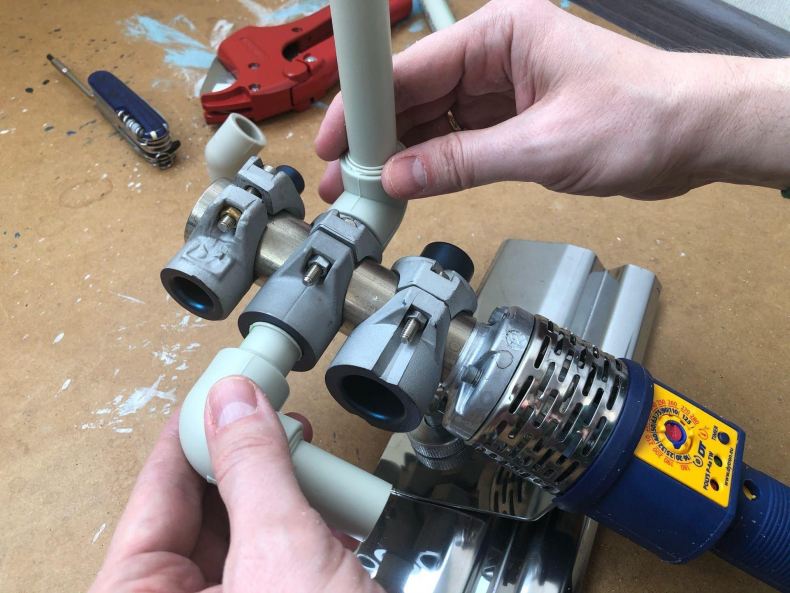 Пайка пропиленовых труб своими руками: пошаговая инструкция от профи ...