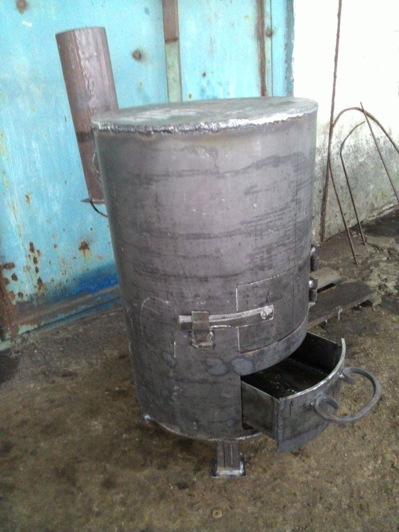 Печь для бани из трубы | Самодельное изготовление печей для бани из трубы своими руками
