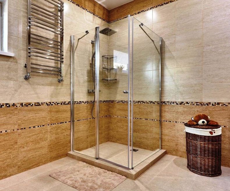 20 красивых ванных комнат с душевыми кабинами