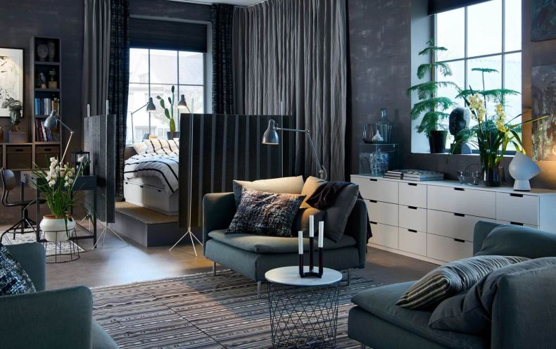 Подборка лучших дизайнов гостиных от IKEA в 2012 году: современный и стильный интерьер