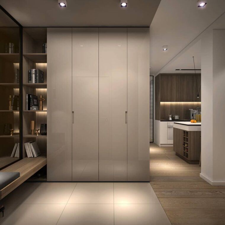 Дизайн коридора с гардеробом