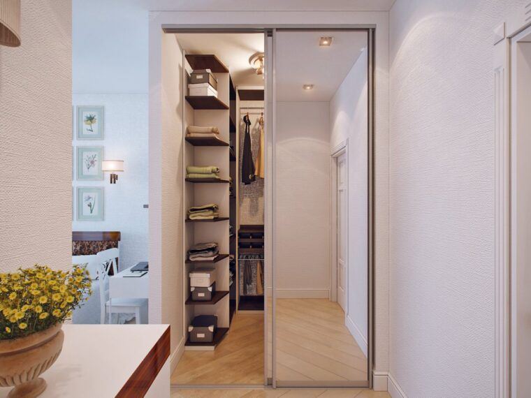 Дизайн коридора с гардеробом